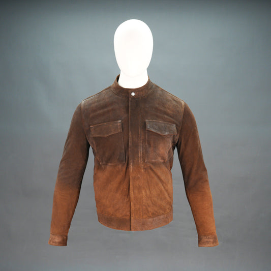 Men's Premium Real Leather Button Zip Jacket  #Desiderio #LeatherJacket #MensLeatherJacket #RealLeather #ButtonZipJacket #MensFashion #LeatherWear #PremiumLeather