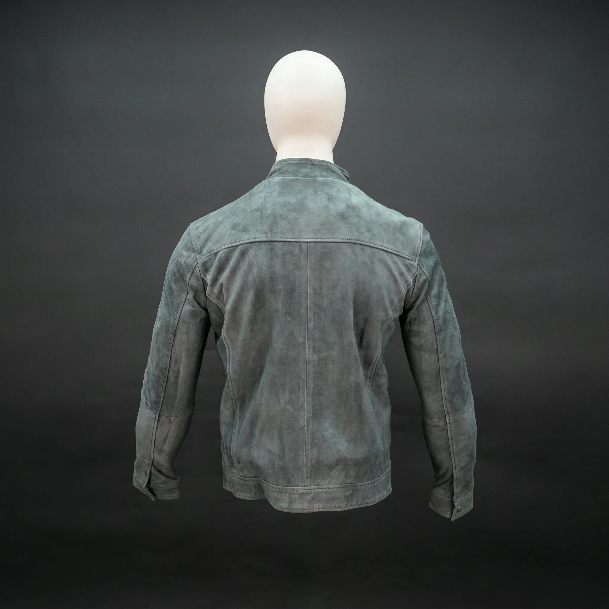 Mens Forest Suede Bomber Jacket - Zip-Up Mandarin Collar Jacket
#Desiderio #SuedeJacket #BomberJacket #MensJacket #FashionOuterwear