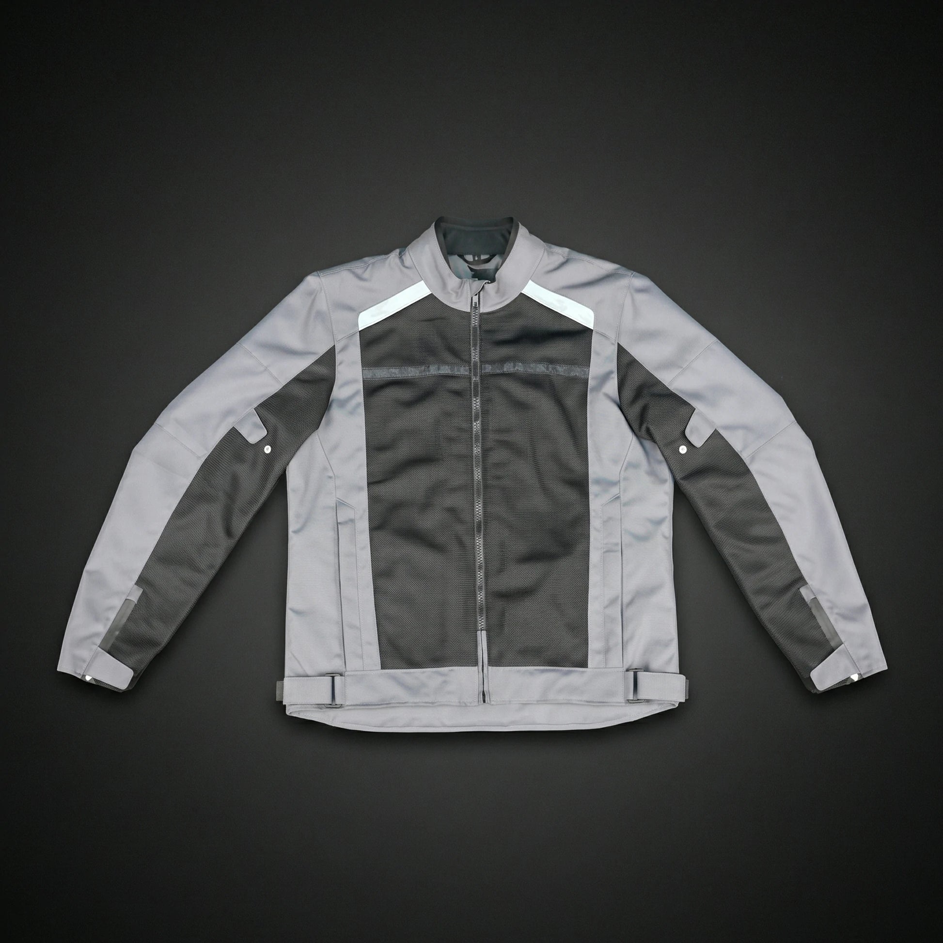 Men's Grey & Black Mesh Motorcycle Riding Jacket - Breathable Summer Bike Jacket with Reflective Strips
#Desiderio #MotorcycleJacket #RidingGear #MeshJacket #SummerRiding #BikerStyle #ProtectiveGear #ReflectiveJacket