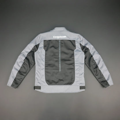Men's Grey & Black Mesh Motorcycle Riding Jacket - Breathable Summer Bike Jacket with Reflective Strips
#Desiderio #MotorcycleJacket #RidingGear #MeshJacket #SummerRiding #BikerStyle #ProtectiveGear #ReflectiveJacket
