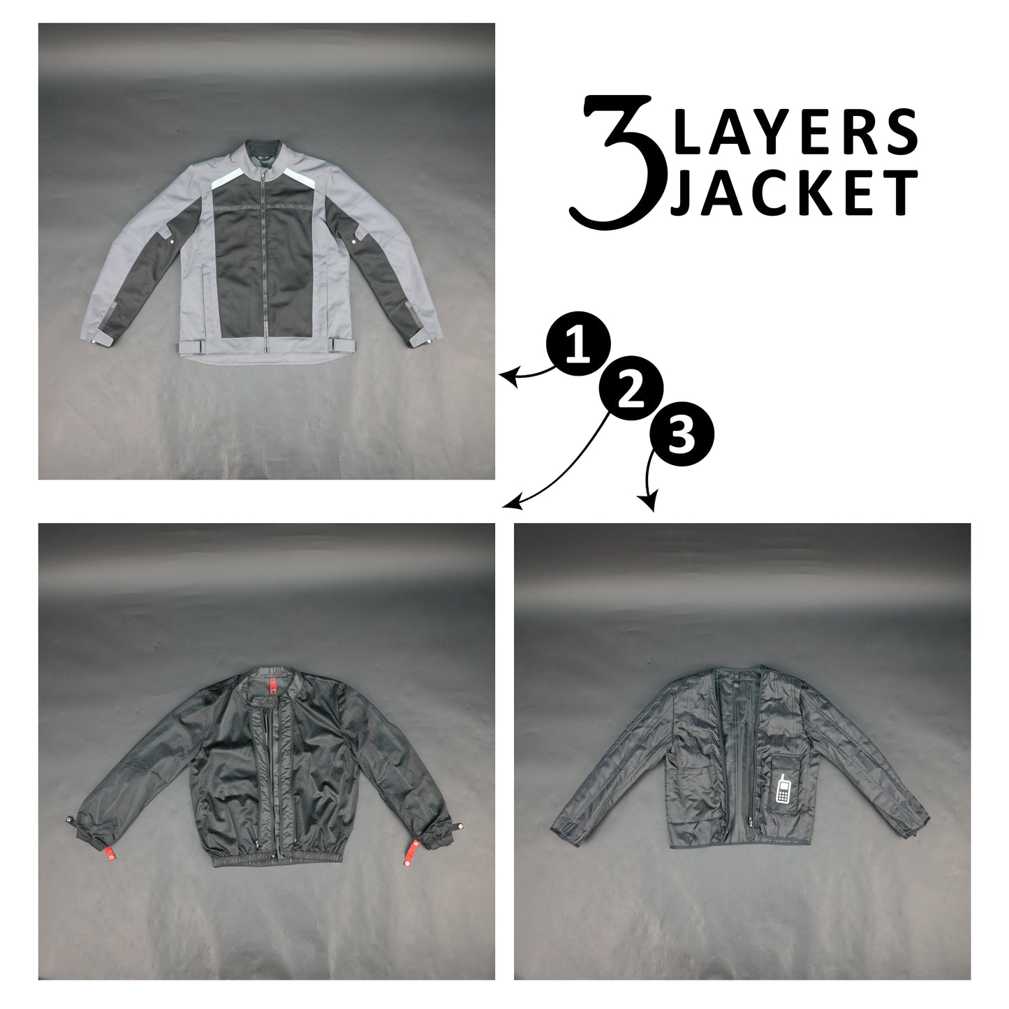 Men's Grey & Black Mesh Motorcycle Riding Jacket - Breathable Summer Bike Jacket with Reflective Strips
#Desiderio #MotorcycleJacket #RidingGear #MeshJacket #SummerRiding #BikerStyle #ProtectiveGear #ReflectiveJacket