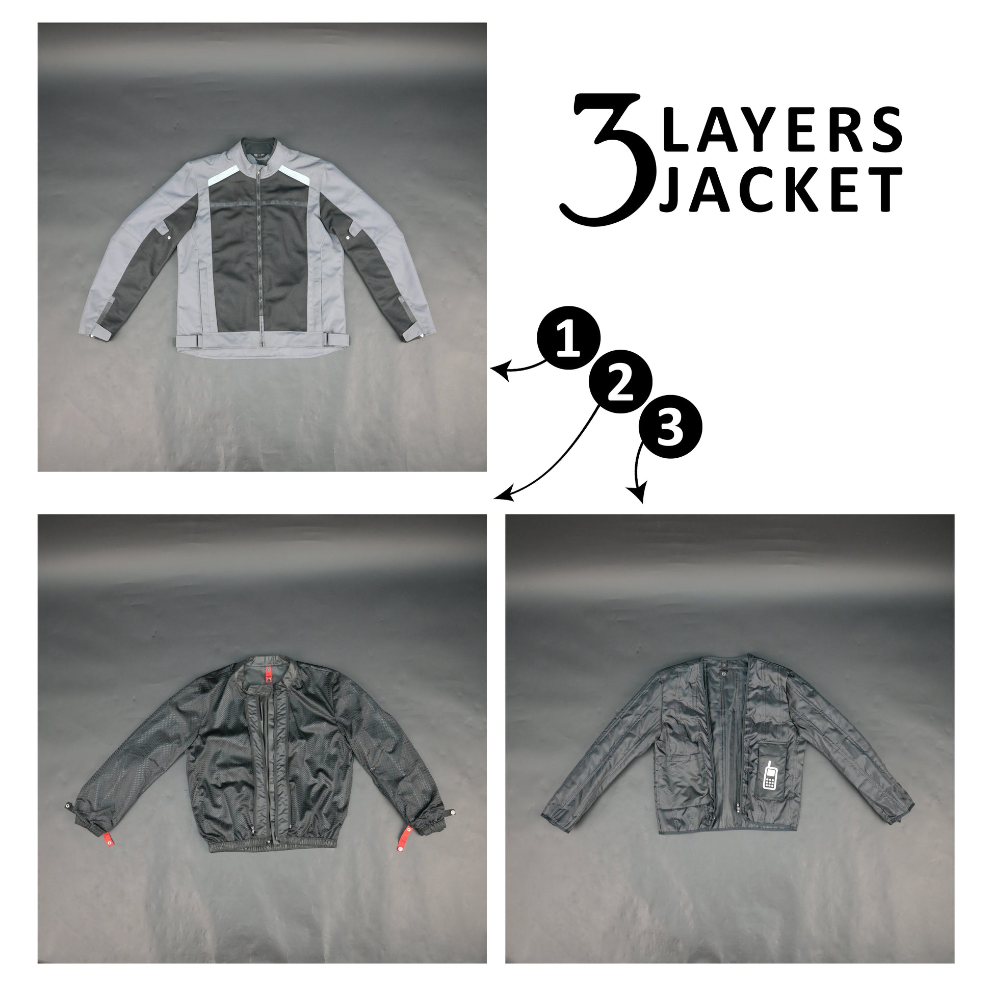 Men's Grey & Black Mesh Motorcycle Riding Jacket - Breathable Summer Bike Jacket with Reflective Strips
#Desiderio #MotorcycleJacket #RidingGear #MeshJacket #SummerRiding #BikerStyle #ProtectiveGear #ReflectiveJacket