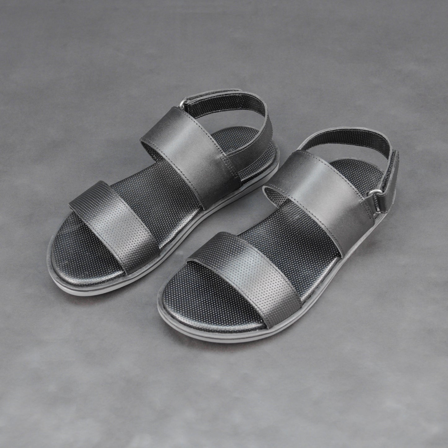 Cow printed leather shoes with goat leather lining, cushioned leather and EVA insole, and durable TPR sole for comfort, support, and traction.