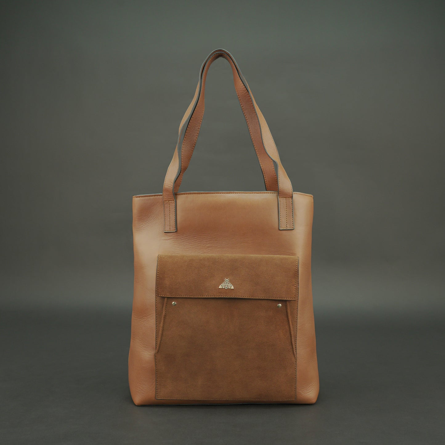 Neverfull Casetto genuine cowhide leather tote bag with spacious interior, strong comfortable handles, and elegant minimalist design—perfect for work, shopping, travel, and everyday use.