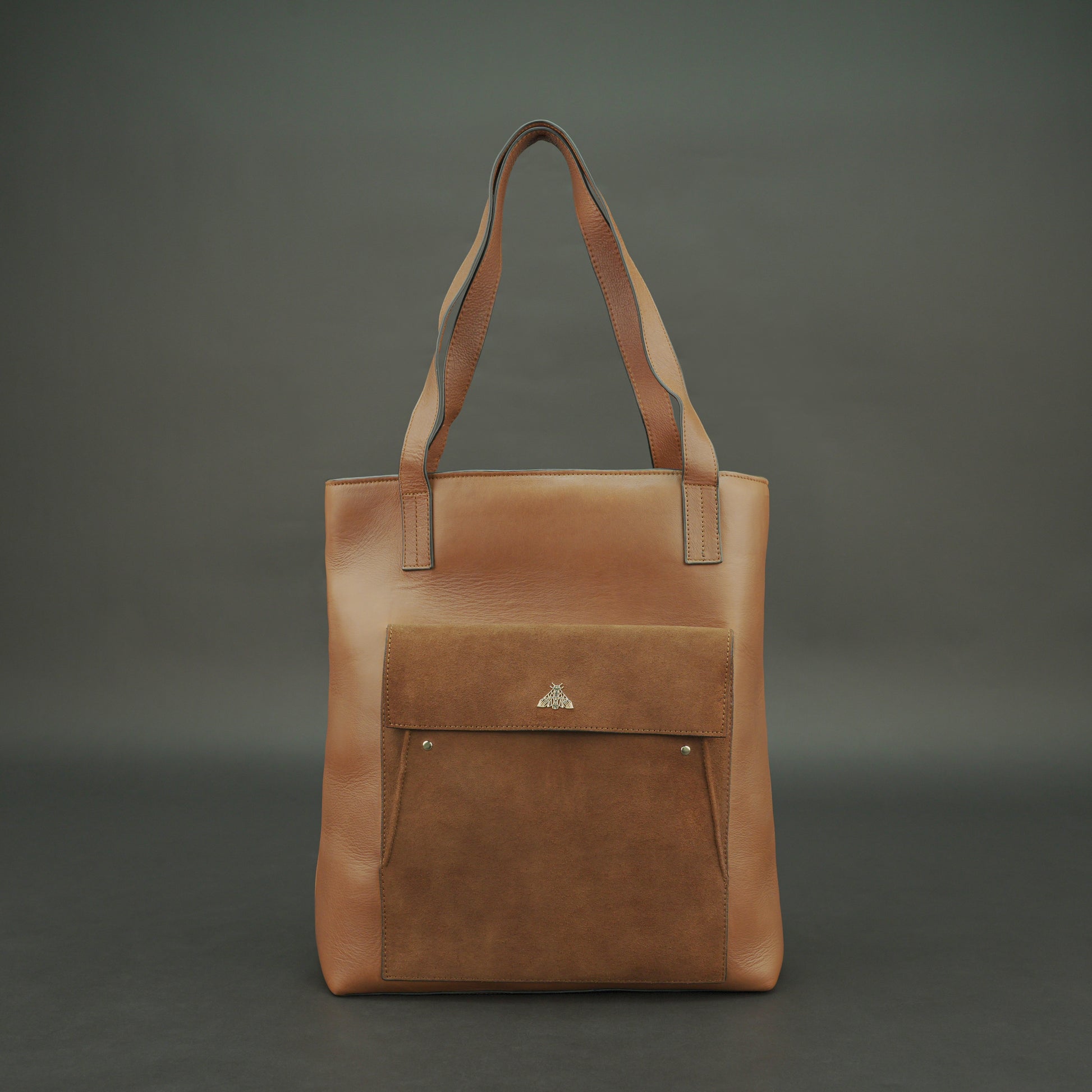 Neverfull Casetto genuine cowhide leather tote bag with spacious interior, strong comfortable handles, and elegant minimalist design—perfect for work, shopping, travel, and everyday use.