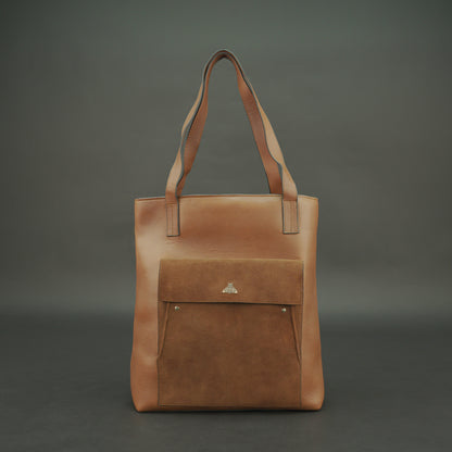 Neverfull Casetto genuine cowhide leather tote bag with spacious interior, strong comfortable handles, and elegant minimalist design—perfect for work, shopping, travel, and everyday use.