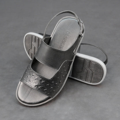 Cow printed leather shoes with goat leather lining, cushioned leather and EVA insole, and durable TPR sole for comfort, support, and traction.