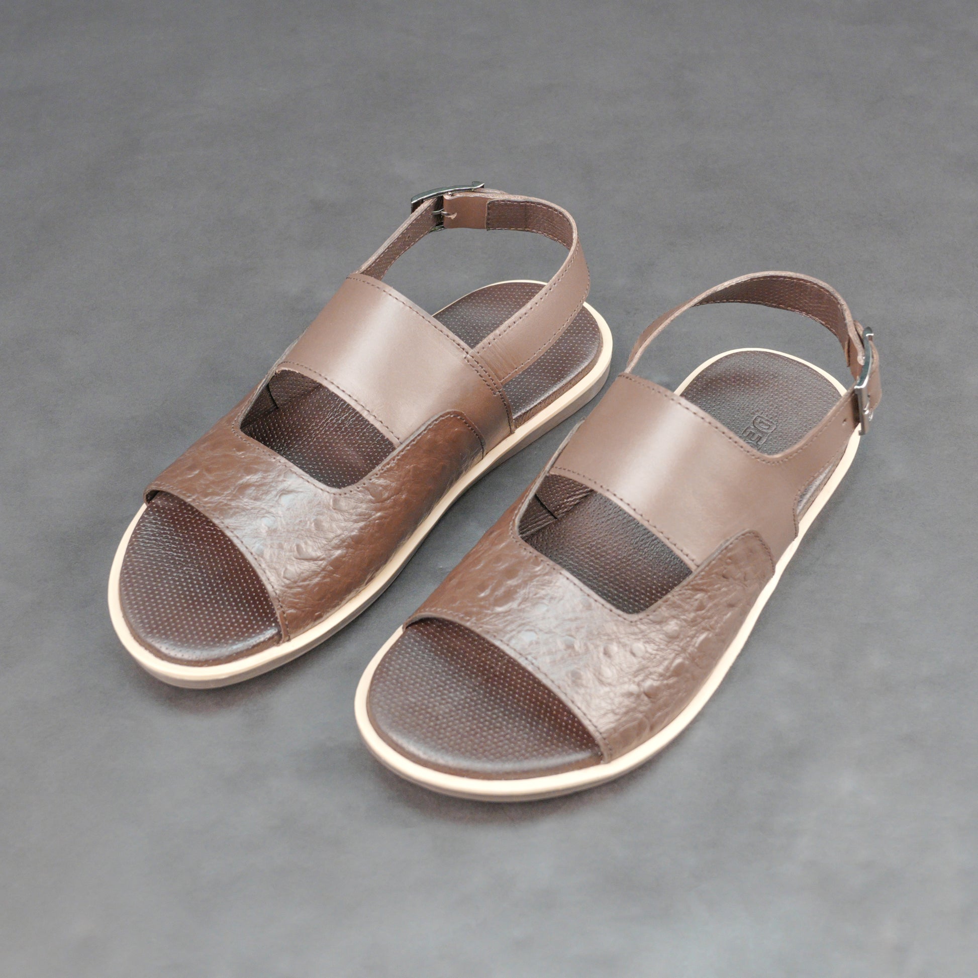Cow printed leather shoes with soft goat leather lining, cushioned leather and EVA insole, and durable TPR sole for comfort, support, and grip.