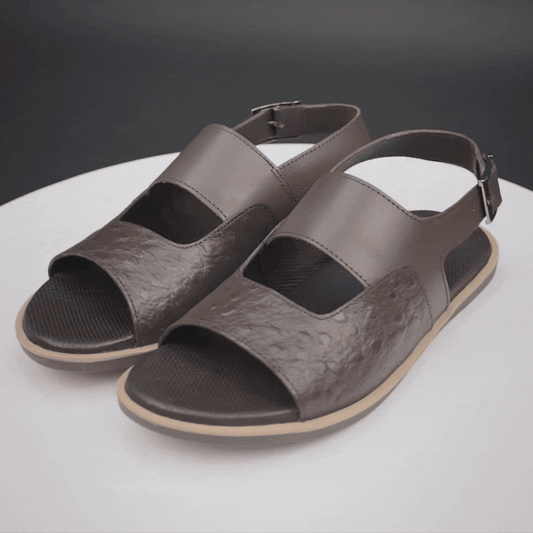 Cow printed leather shoes with soft goat leather lining, cushioned leather and EVA insole, and durable TPR sole for comfort, support, and grip.