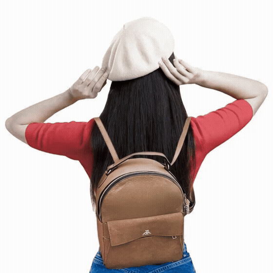 Palm Springs Leather Shoulder Bag in genuine cowhide leather with spacious interior and secure closures, designed for work, travel, and everyday use.