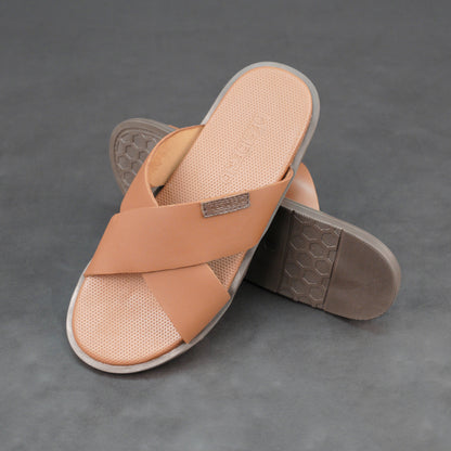 Cow Nappa leather shoes with unlined interior, cushioned leather and EVA insole, and durable TPR sole for comfort, support, and traction.