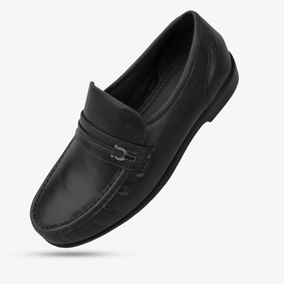 Premium goat leather shoes with soft goat lining and Texon insole for comfort, durability, and support