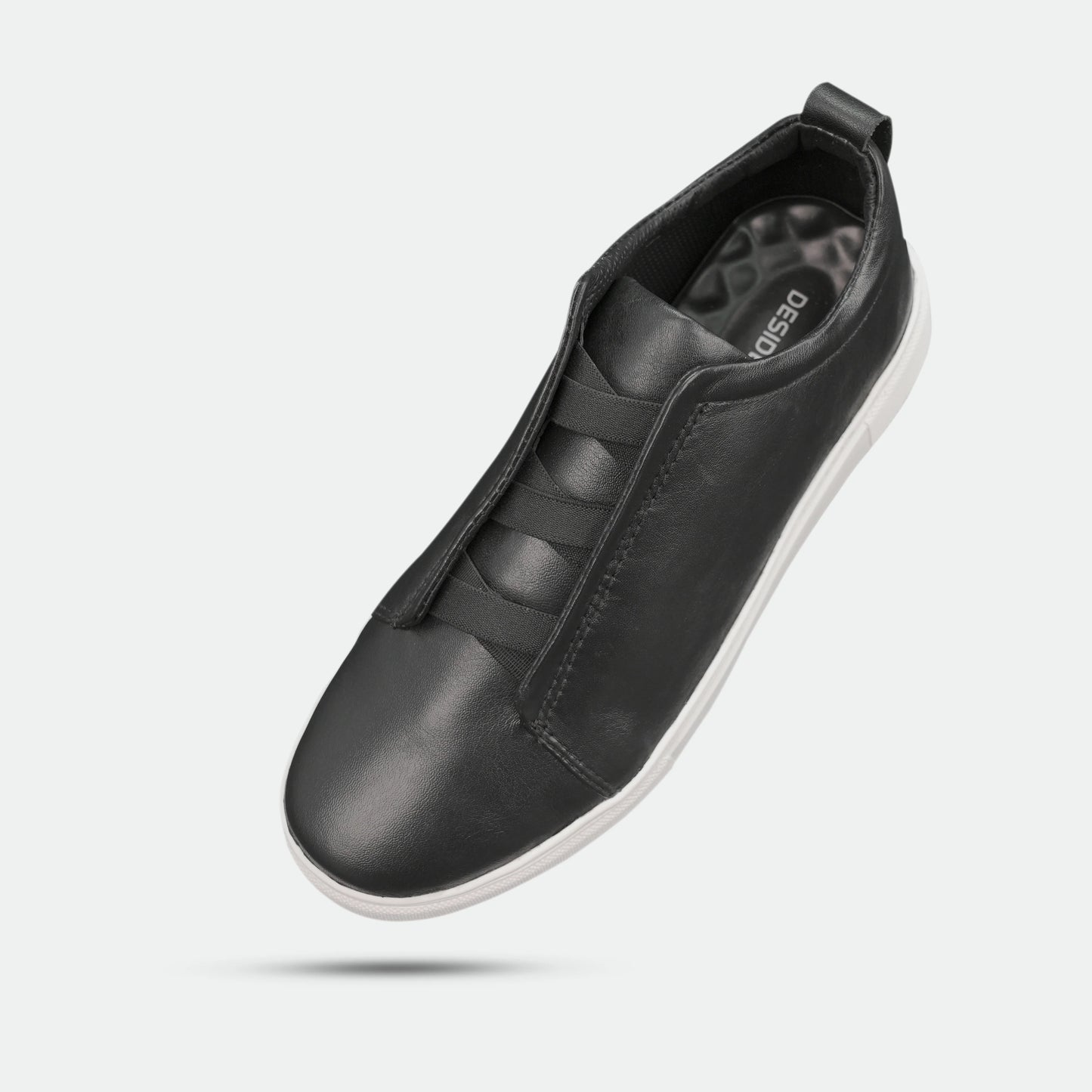 Black sheep Hanoi leather shoes with cow leather lining and TPR sole for comfort, support, and durability