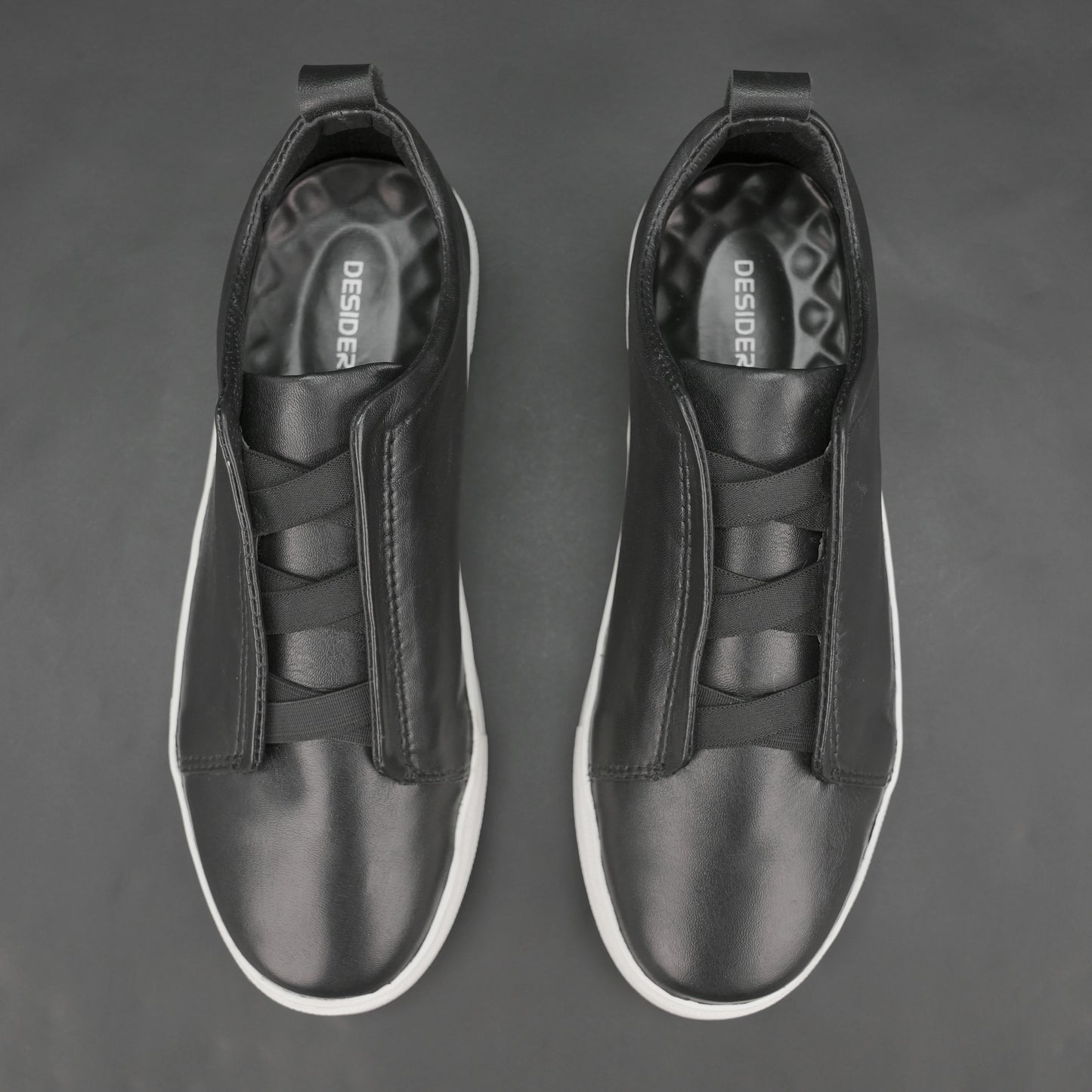 Black sheep Hanoi leather shoes with cow leather lining and TPR sole for comfort, support, and durability