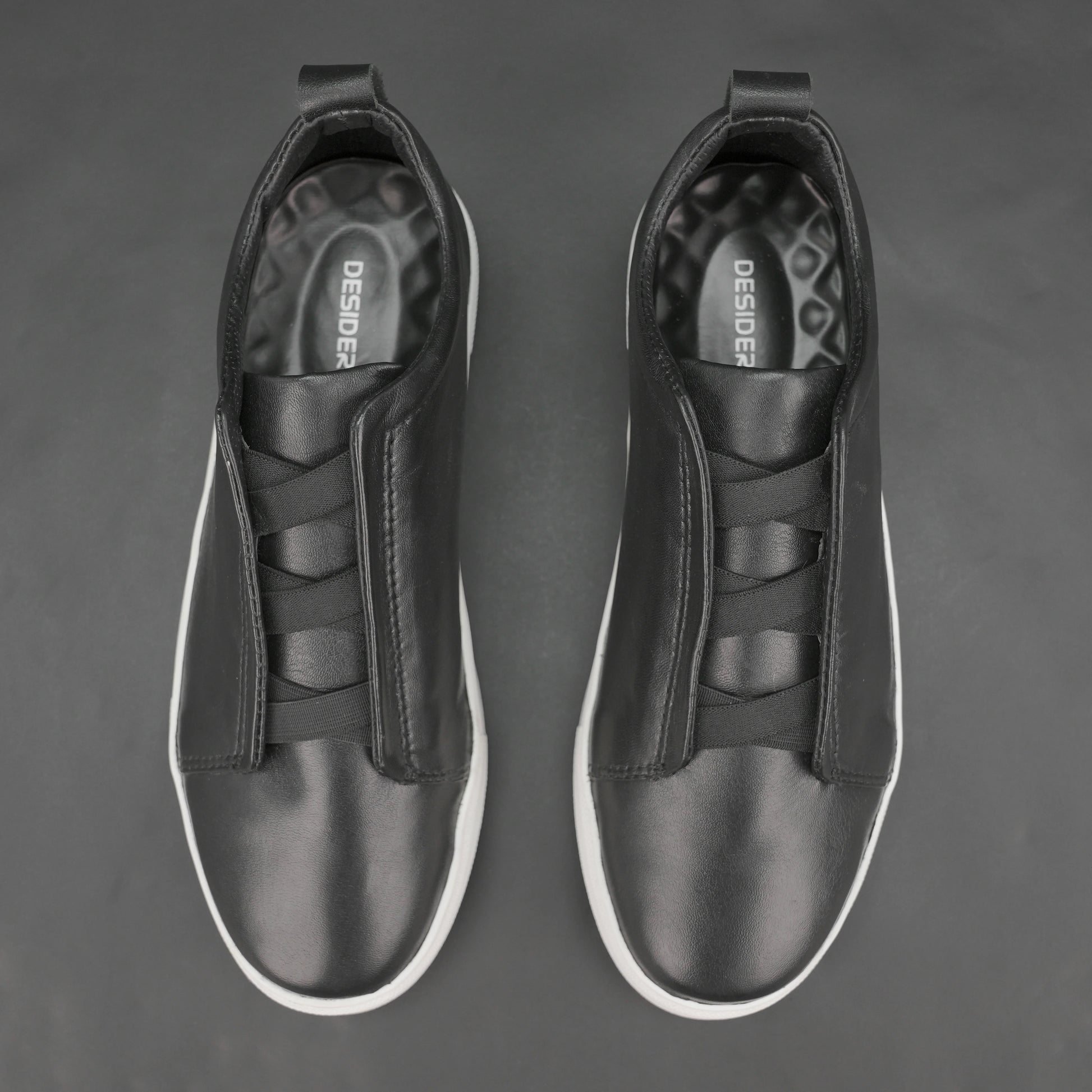 Black sheep Hanoi leather shoes with cow leather lining and TPR sole for comfort, support, and durability