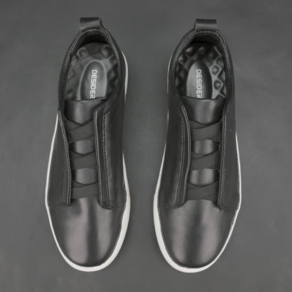 Black sheep Hanoi leather shoes with cow leather lining and TPR sole for comfort, support, and durability