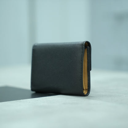 Art: 914 Women's Push Lock Cow Leather Wallet