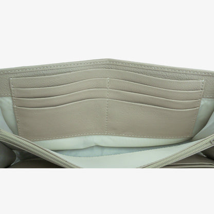 Art: 846 Women's Push Lock Leather Bag