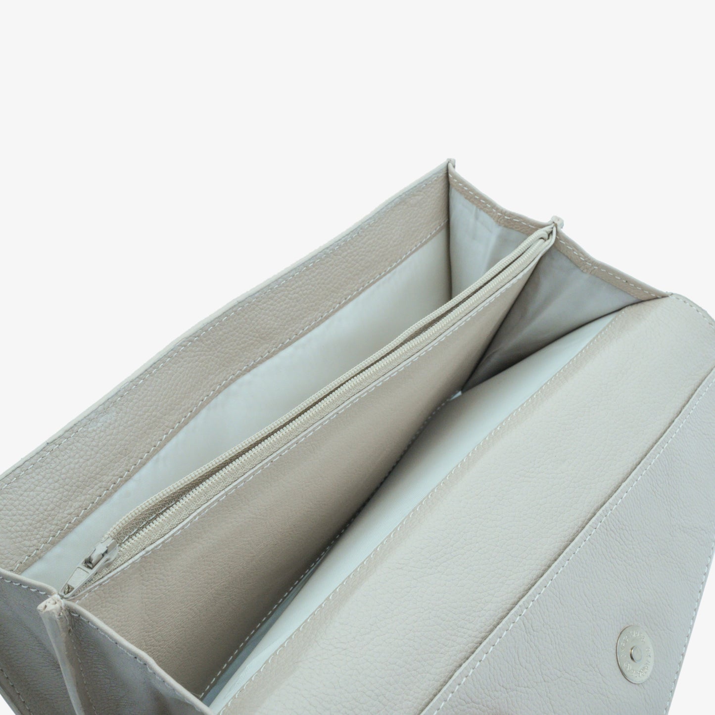 Art: 849 Women's Beige, Black and Pink Button Clutch