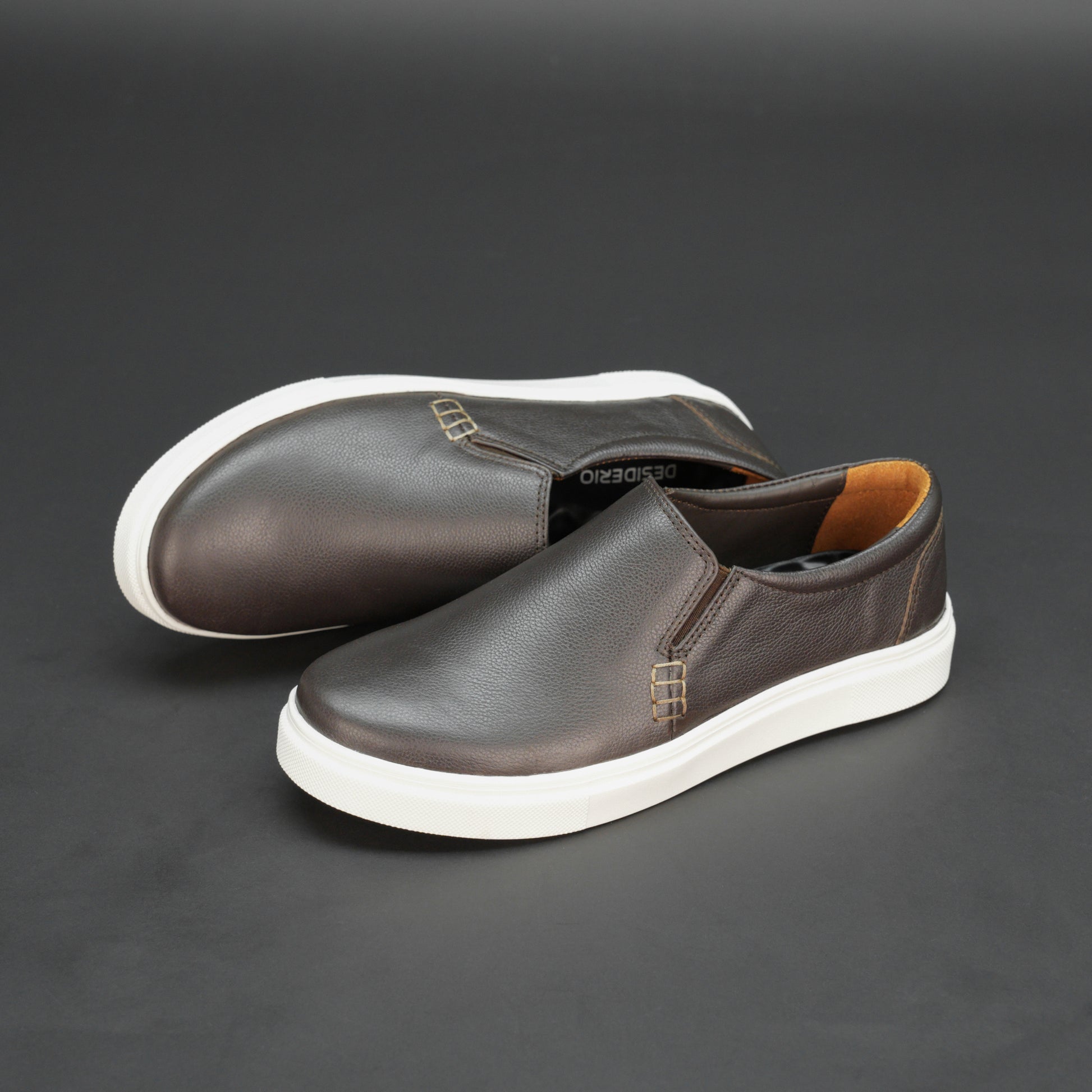 Brown Cow Chalsia leather shoes featuring sheep leather lining, supportive insole, and flexible TPR sole — perfect for formal and casual occasions