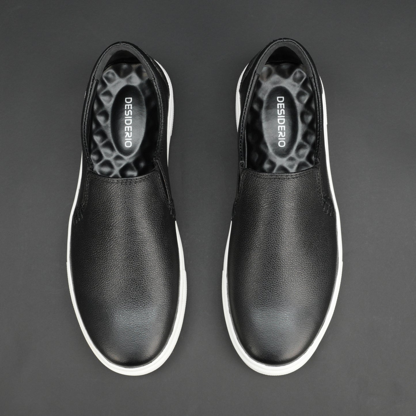 Black Cow Chalsia leather shoes with soft sheep leather lining, supportive insole, and durable TPR sole — stylish and comfortable for formal or casual wear