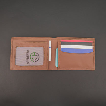 Real Leather Bi-fold Wallet 930