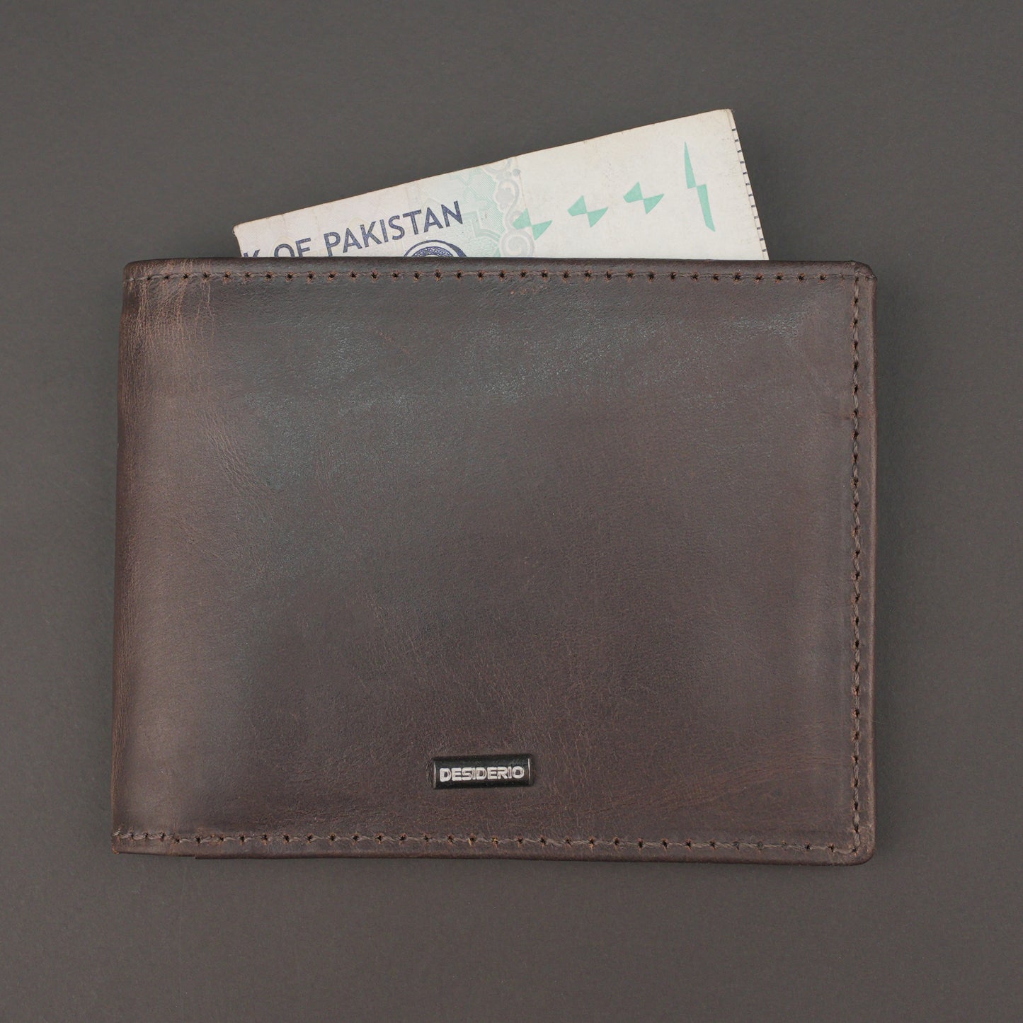 Real Leather Bi-fold Wallet 930