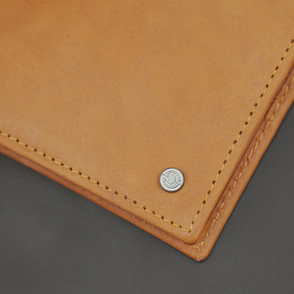 Real Leather 20 Cards Bi-Fold Wallet 919