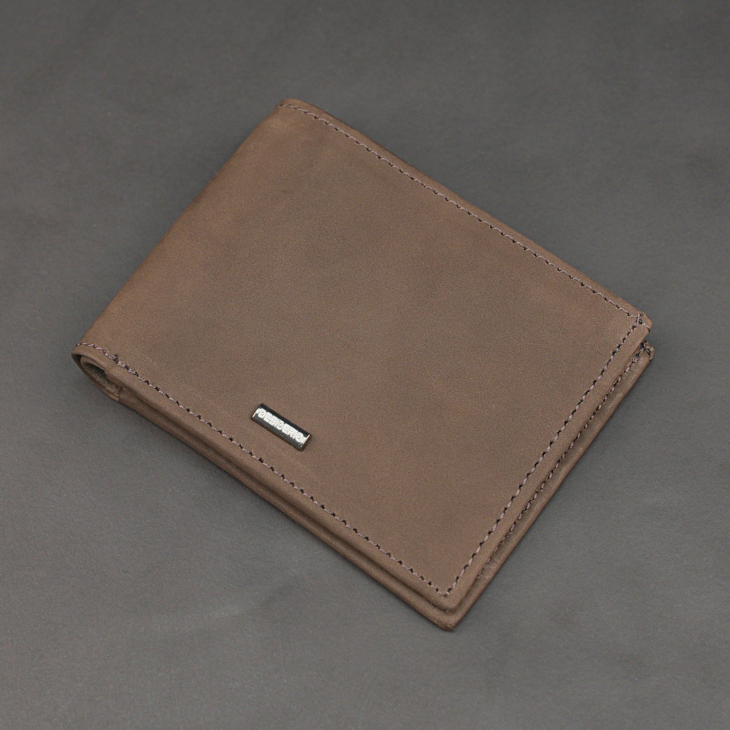 Real Leather 20 Cards Bi-Fold Wallet 919