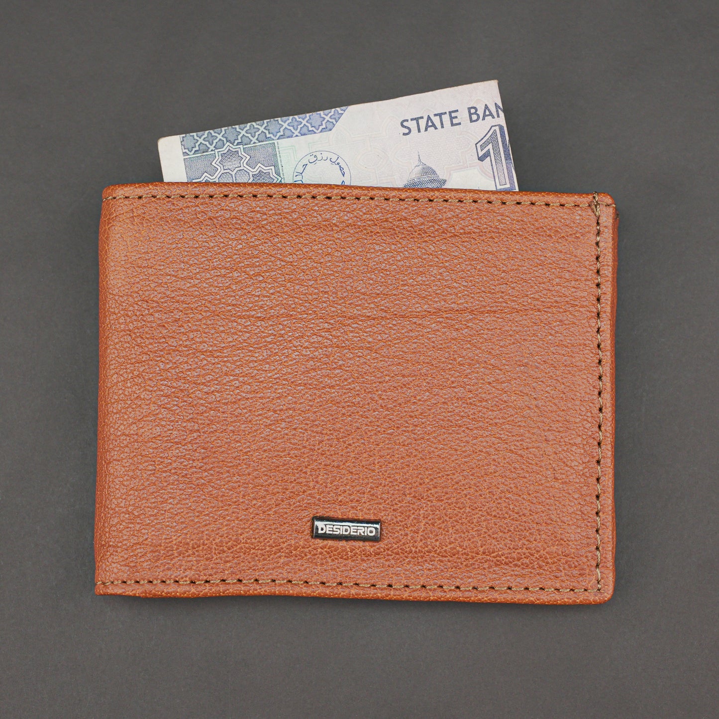 Real Leather 20 Cards Bi-Fold Wallet 919