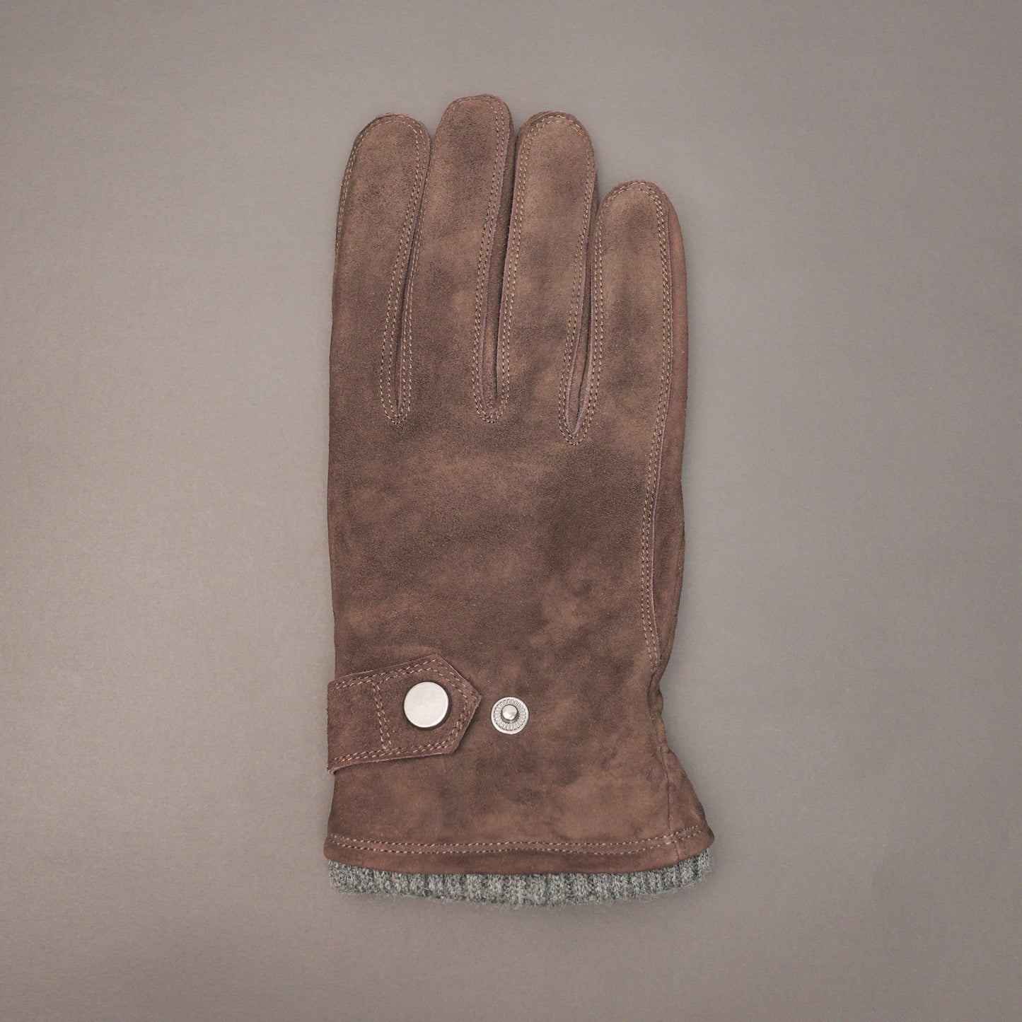 Real leather winter gloves made from goat suede with soft Playboy lining, foam padding for warmth and comfort, premium smooth finish, available in three colors