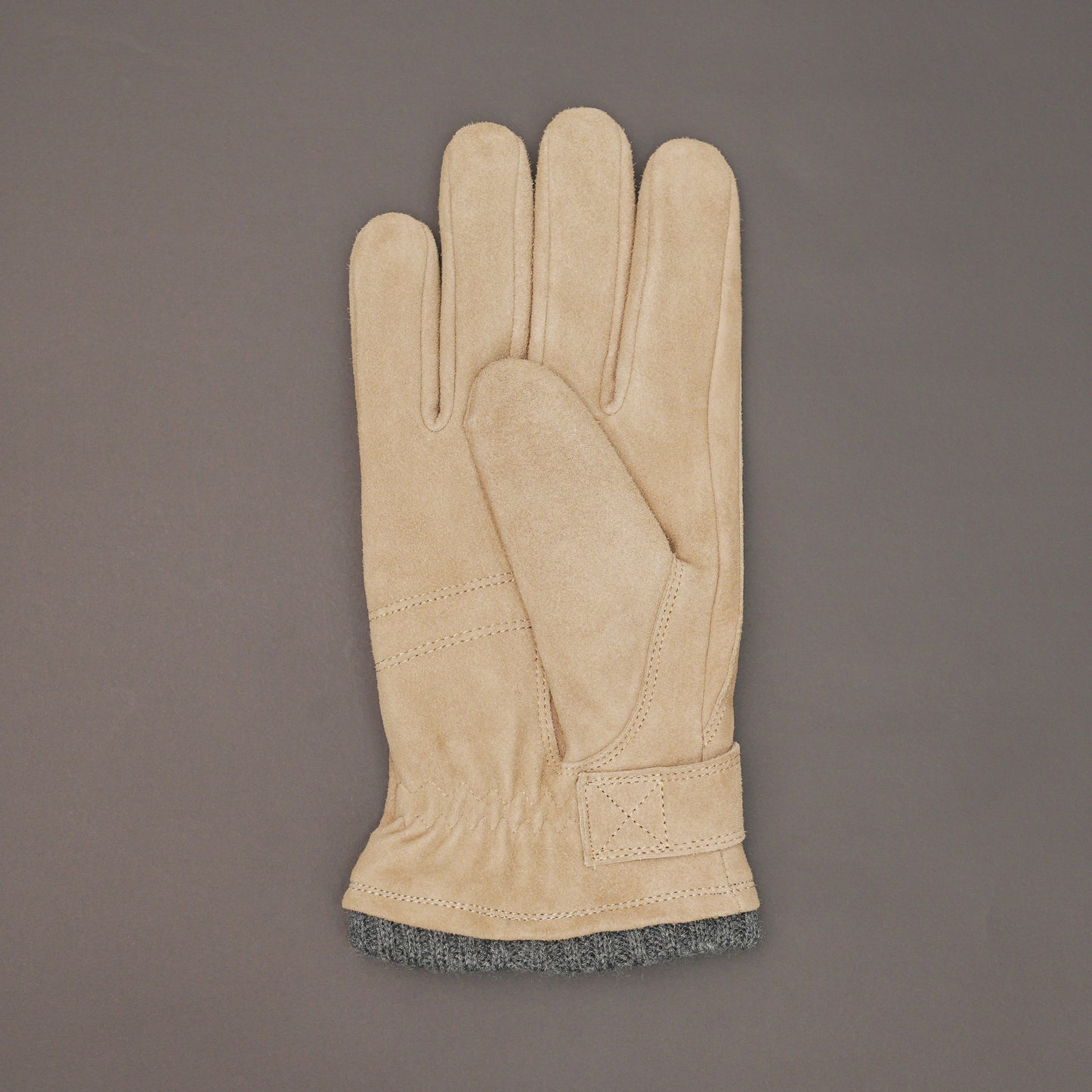 Real leather winter gloves made from goat suede with soft Playboy lining, foam padding for warmth and comfort, premium smooth finish, available in three colors