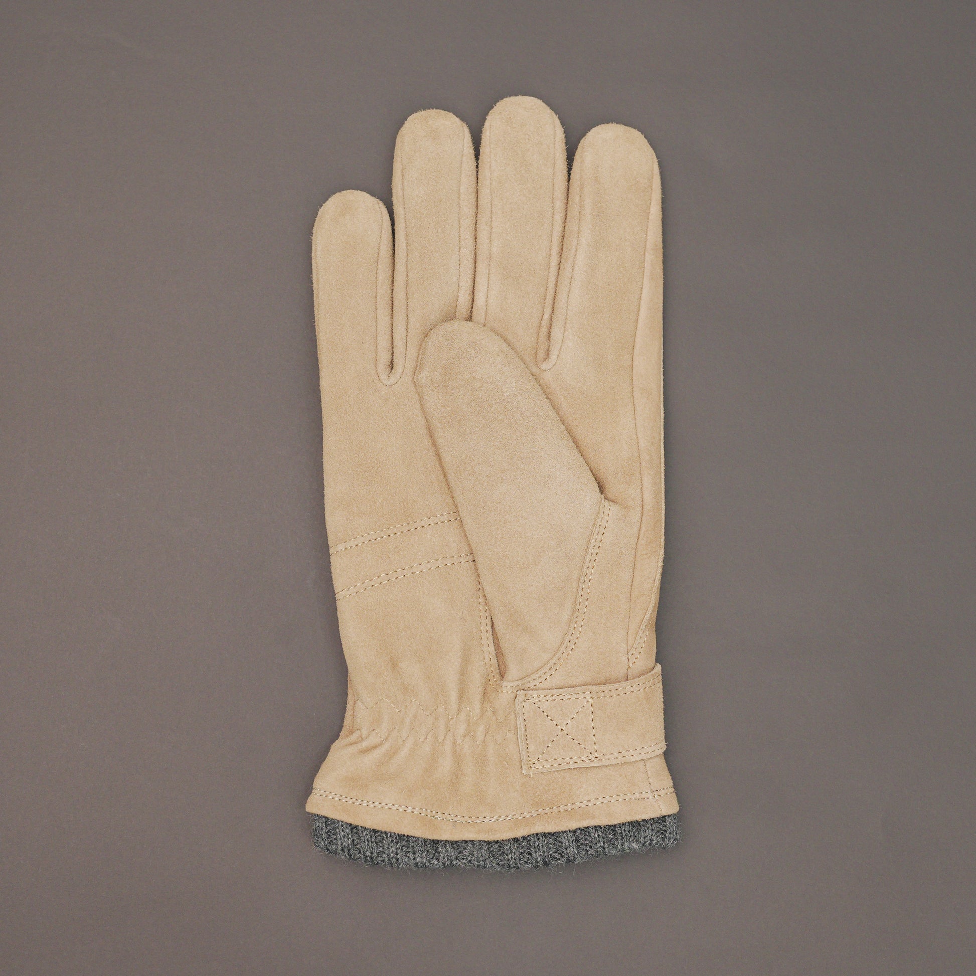 Real leather winter gloves made from goat suede with soft Playboy lining, foam padding for warmth and comfort, premium smooth finish, available in three colors