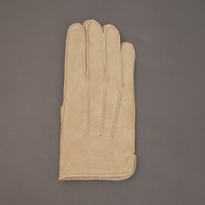 Real goat suede leather driving gloves with soft Playboy lining and foam padding for extra comfort and warmth, premium smooth finish, available in three stylish colors