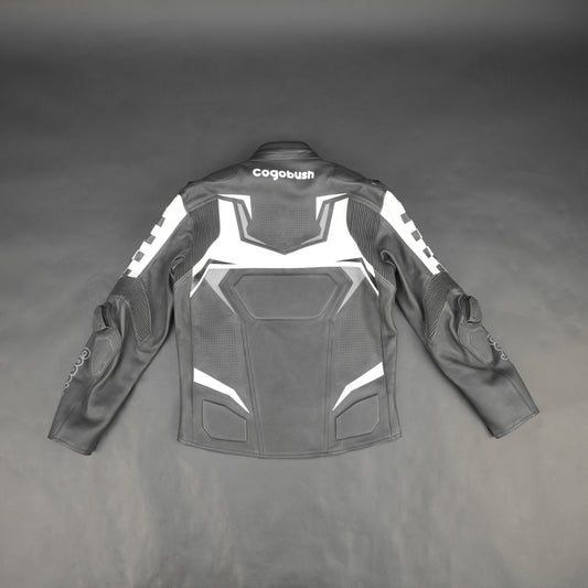 Cogobush Grey & White Checkered Racing Motorcycle Jacket with Armor Pockets
#Cogobush #MotorcycleJacket #RacingJacket #MotoJacket #SafetyGear