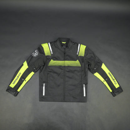 Cogobush Black & Neon Yellow Mesh Motorcycle Riding Jacket
#Cogobush #MotorcycleJacket #RidingGear #MeshJacket #MotoJacket