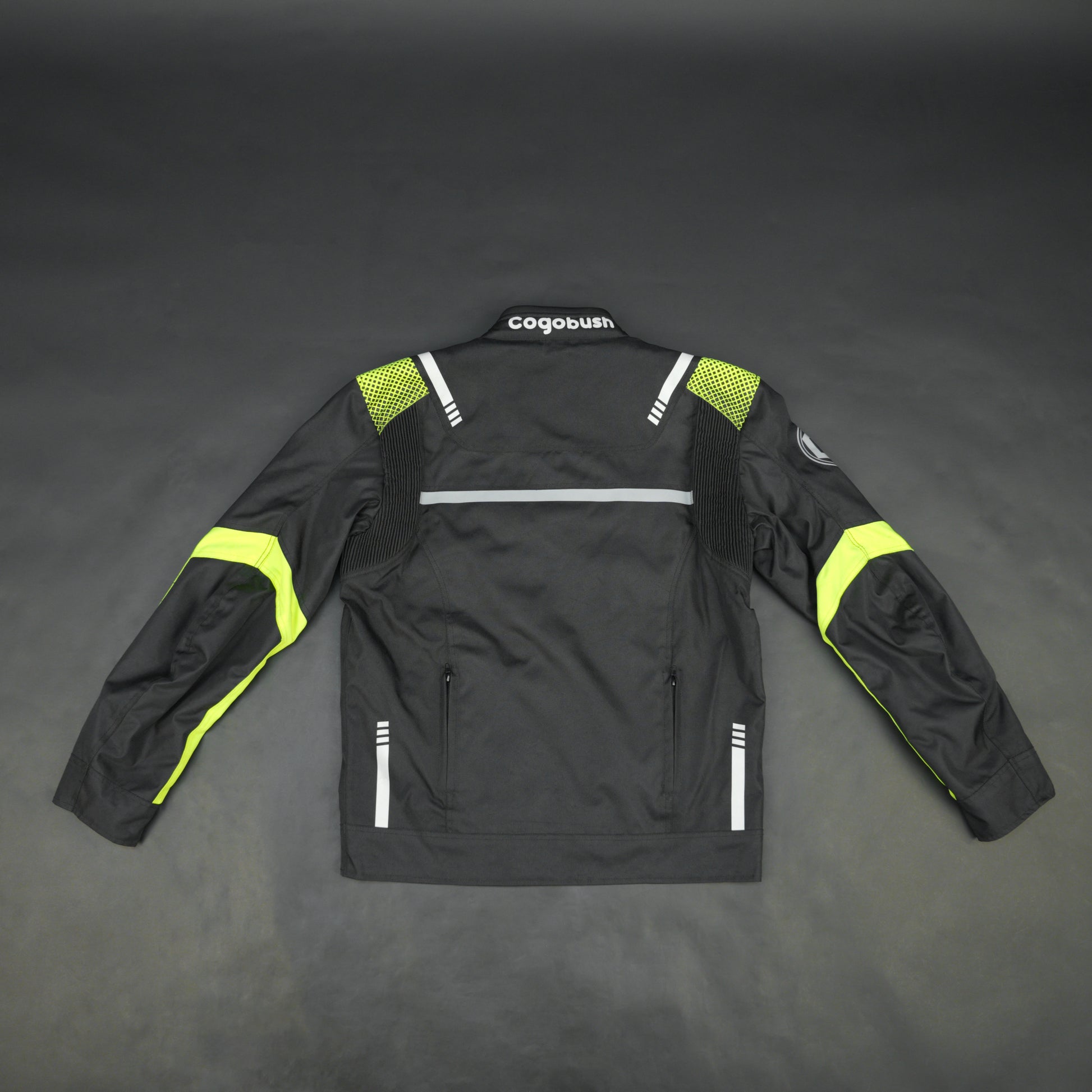 Cogobush Black & Neon Yellow Mesh Motorcycle Riding Jacket
#Cogobush #MotorcycleJacket #RidingGear #MeshJacket #MotoJacket