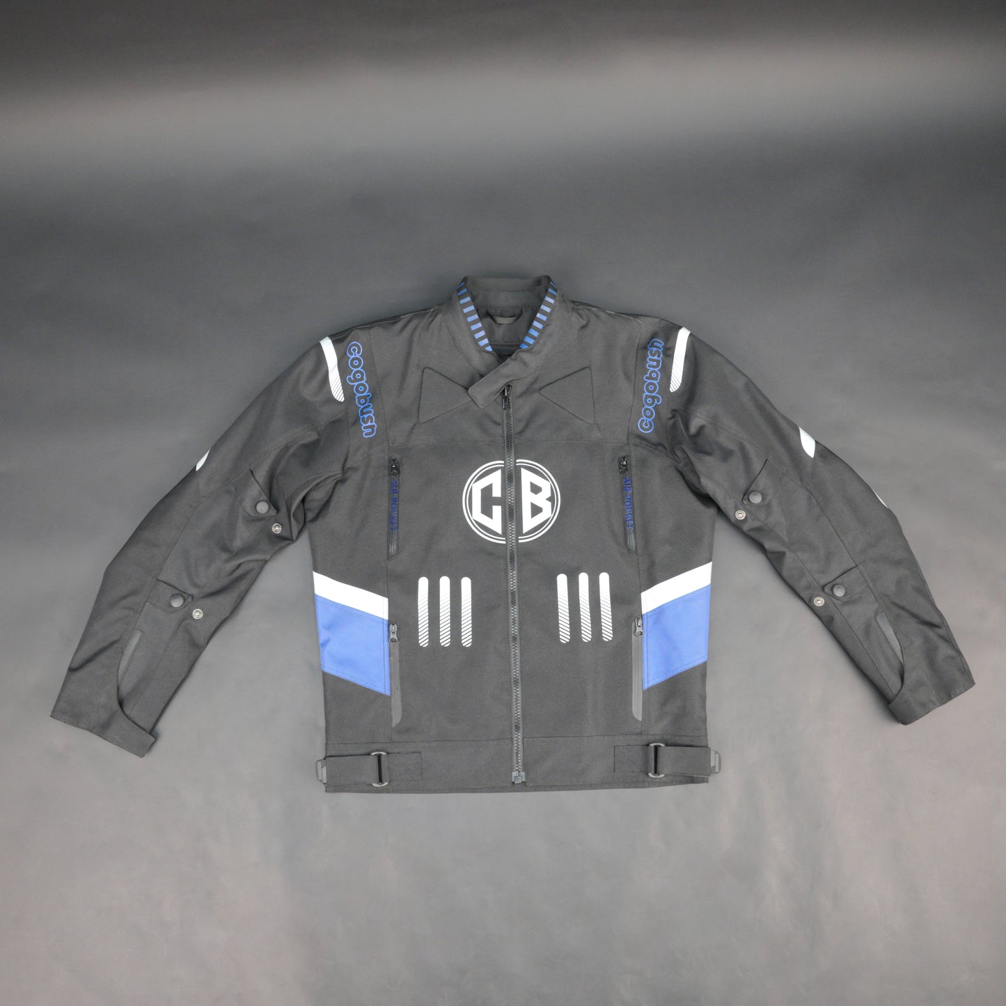 Cogobush CB Grey & Blue Mesh Motorcycle Riding Jacket with Armor Pockets & Reflective Safety
#Cogobush #MotorcycleJacket #RidingGear #SafetyGear #MotoJacket