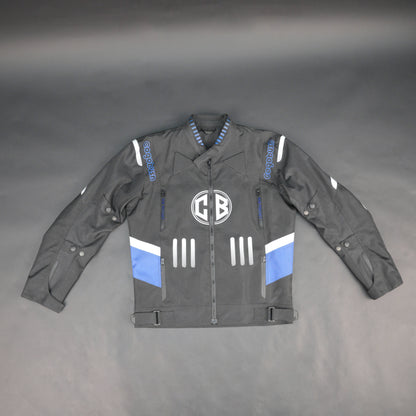 Cogobush CB Grey & Blue Mesh Motorcycle Riding Jacket with Armor Pockets & Reflective Safety
#Cogobush #MotorcycleJacket #RidingGear #SafetyGear #MotoJacket