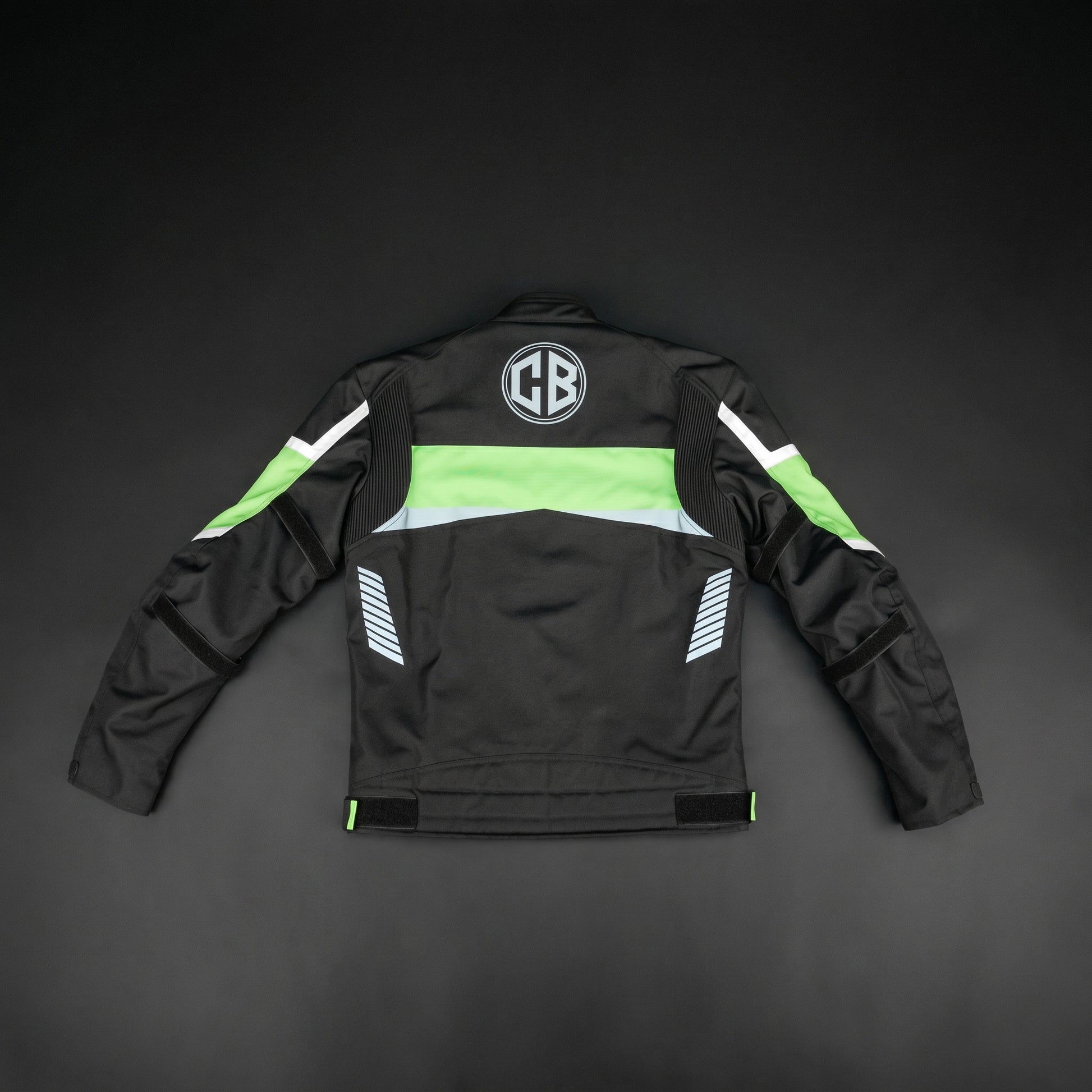 Cogobush Neon Green Motorcycle Riding Jacket with Ventilation & Armor Pockets #Desiderio #MotorcycleJacket #RidingGear #BikerJacket #SafetyGear #Cogobush