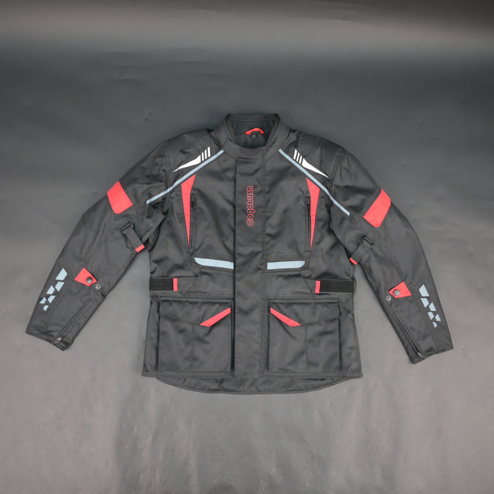 Cogobush Mens Black Motorcycle Riding Jacket with Red Accents - Waterproof Breathable Bike Protective Jacket
#Desiderio #MotorcycleJacket #WaterproofJacket #ProtectiveRidingGear #BikerGear