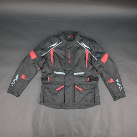 Cogobush Mens Black Motorcycle Riding Jacket with Red Accents - Waterproof Breathable Bike Protective Jacket
#Desiderio #MotorcycleJacket #WaterproofJacket #ProtectiveRidingGear #BikerGear