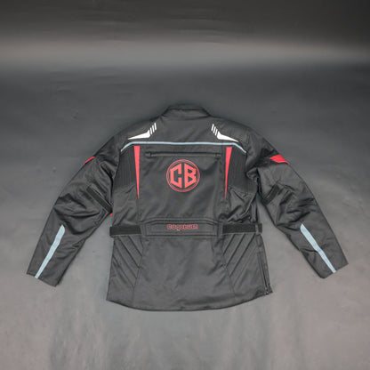 Cogobush Mens Black Motorcycle Riding Jacket with Red Accents - Waterproof Breathable Bike Protective Jacket
#Desiderio #MotorcycleJacket #WaterproofJacket #ProtectiveRidingGear #BikerGear