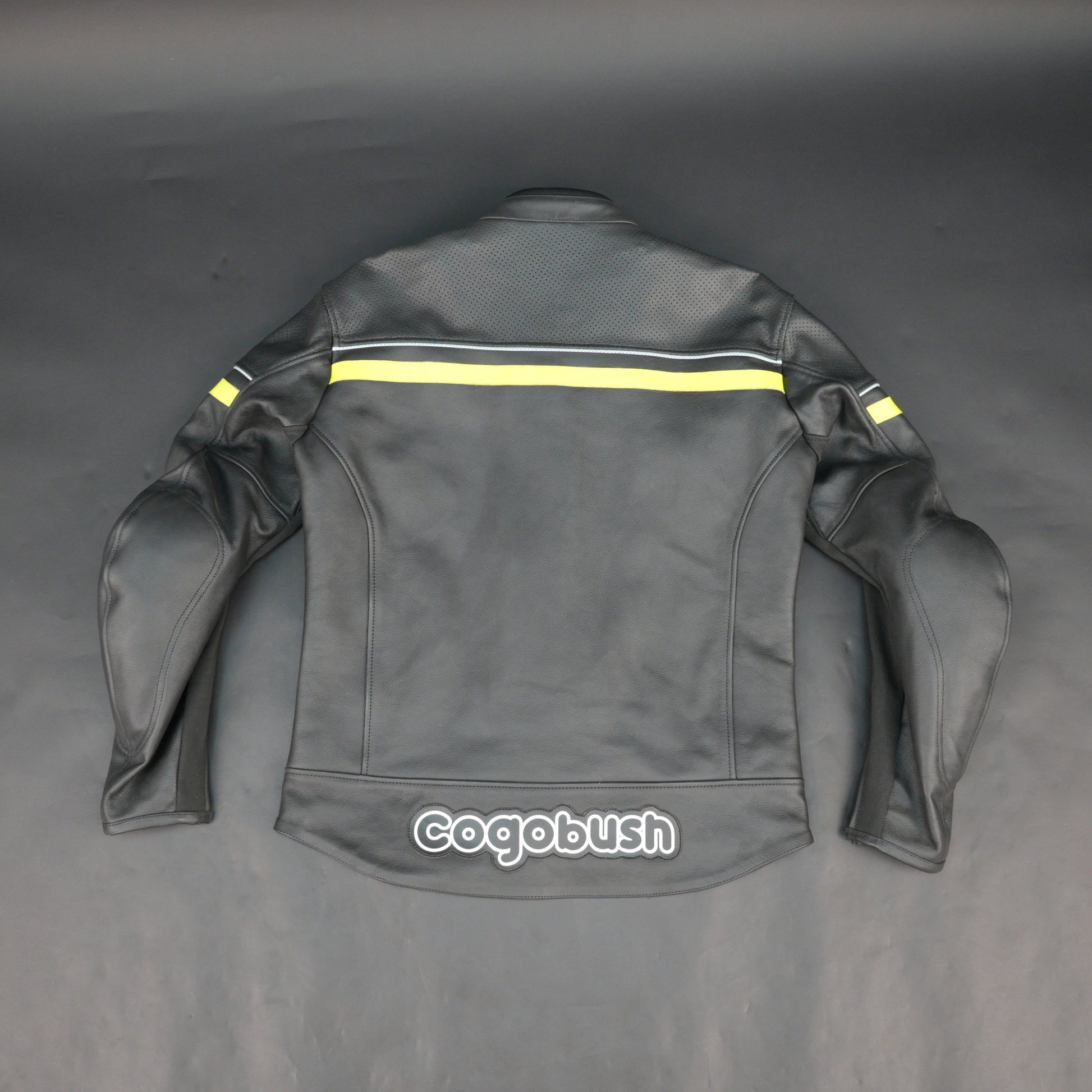 Mens Grey Leather Mesh Motorcycle Jacket with Yellow Reflective Strips - Premium Safety Riding Jacket
#Desiderio #MotorcycleJacket #MensLeatherJacket #SafetyRidingJacket #BikerGear #MotorbikeJacket #LeatherRidingJacket #PremiumLeather