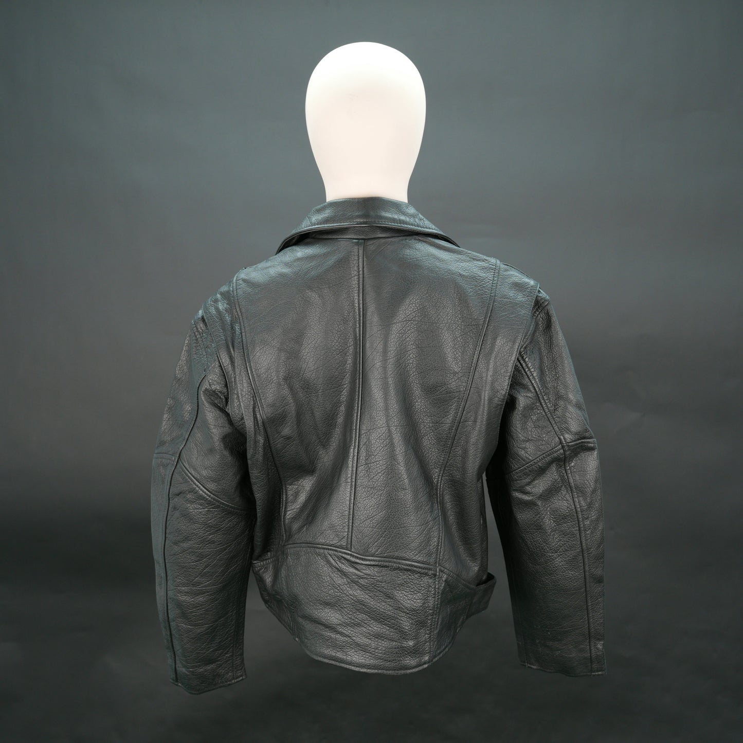 Women's Black Genuine Leather Biker Jacket - Asymmetric Zip Moto Jacket with Belt #Desiderio #LeatherJacket #BikerJacket #WomensFashion #MotoJacket