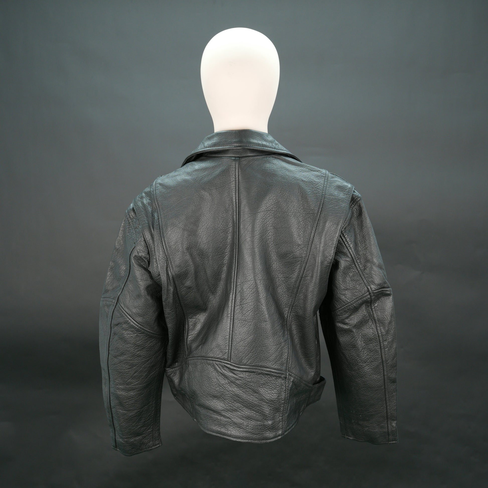 Women's Black Genuine Leather Biker Jacket - Asymmetric Zip Moto Jacket with Belt #Desiderio #LeatherJacket #BikerJacket #WomensFashion #MotoJacket