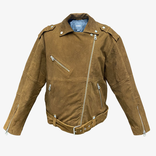 Real Goat Suede Perfecto Jacket