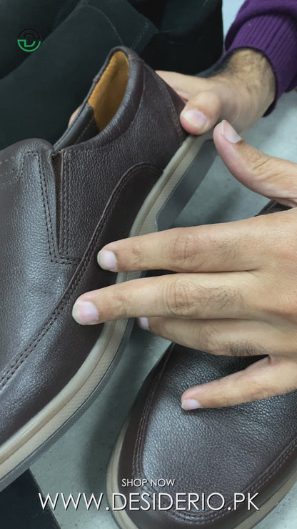 Cow Leather Milled Loafer PRT-03