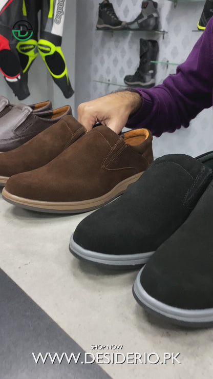 Cow Leather Suede Loafer PRT-01