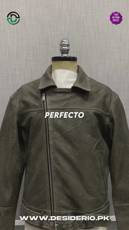 Real Cow Leather Perfecto Jacket